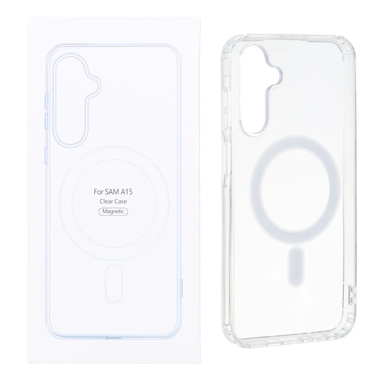 19178-1738038-1 قاب شفاف Samsung Galaxy A15 با قابلیت شارژ NTC - MagSafe (پک دار) - تصویر 1
