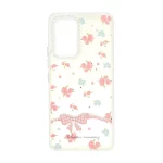 قاب مات پاپیونی نگینی طرح دار Samsung Galaxy A53 - زرد