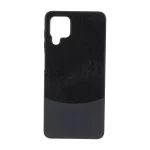 قاب دو تکه طرح چرم و جیر Samsung Galaxy A12 / M12 / F12 - مشکی