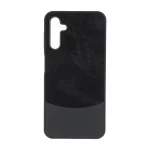 قاب دو تکه طرح چرم و جیر Samsung Galaxy A14 - مشکی
