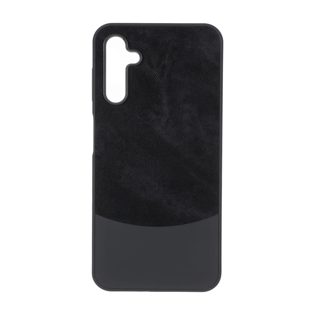 19178-1771540-1 قاب دو تکه طرح چرم و جیر Samsung Galaxy A14 - مشکی - تصویر 1