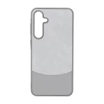 قاب دو تکه طرح چرم و جیر Samsung Galaxy A35 / A55 - طوسی