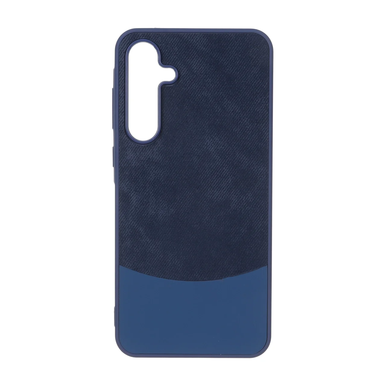 19178-1771556-1 قاب دو تکه طرح چرم و جیر Samsung Galaxy A35 / A55 - سرمه ای - تصویر 1