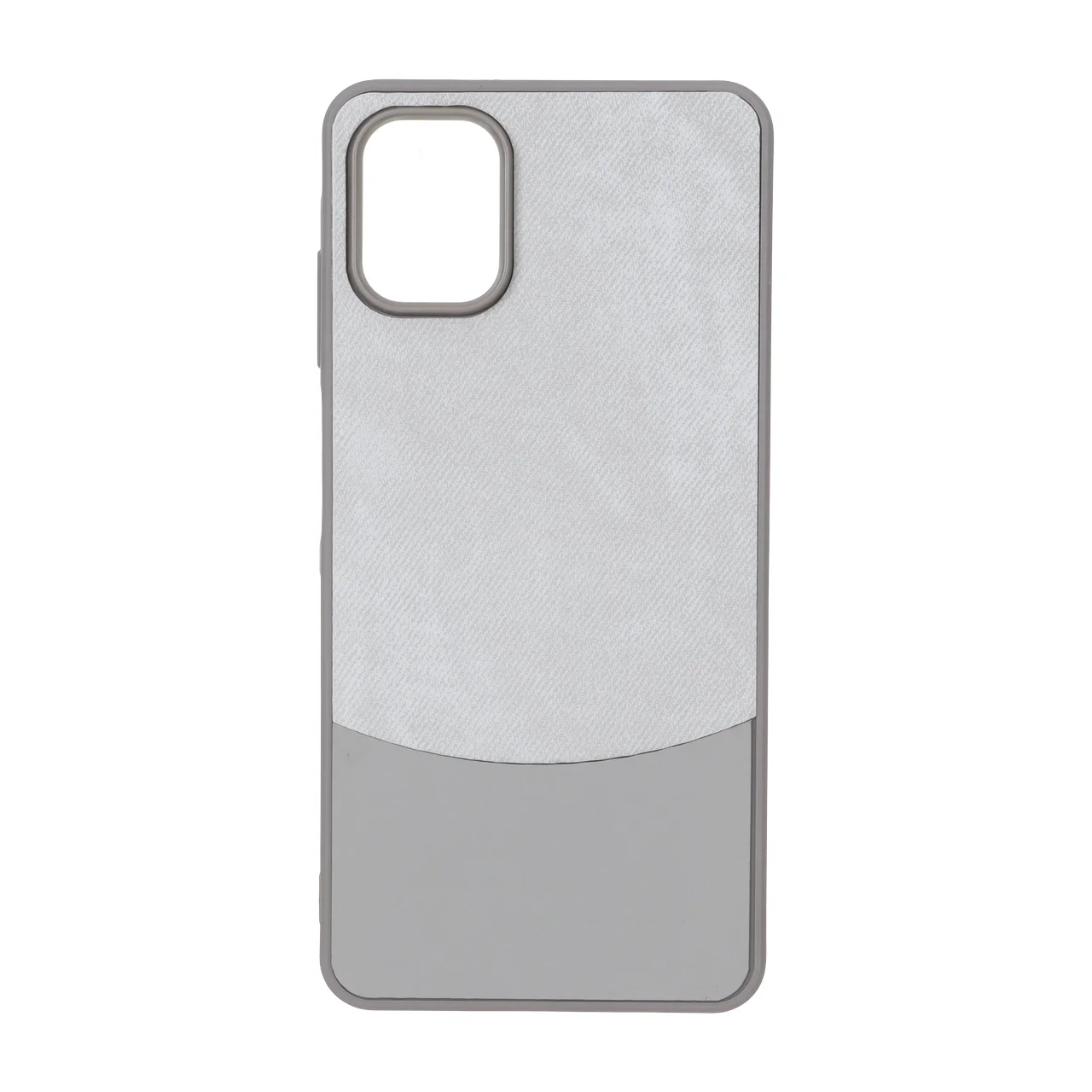 19178-1771572-1 قاب دو تکه طرح چرم و جیر Samsung Galaxy A06 - طوسی - تصویر 1
