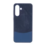 قاب دو تکه طرح چرم و جیر Samsung Galaxy A56 / A36 - سرمه ای