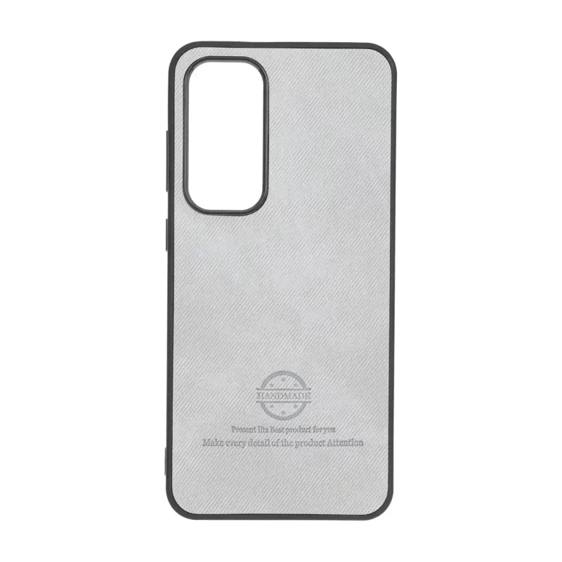 قاب HandMade جیر طرح پارچه ای Samsung Galaxy S24 FE - طوسی - تصویر 2