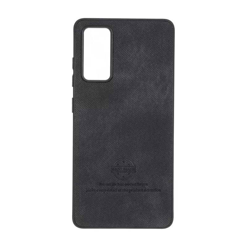 قاب HandMade جیر طرح پارچه ای Samsung Galaxy S20 FE - مشکی - تصویر 2