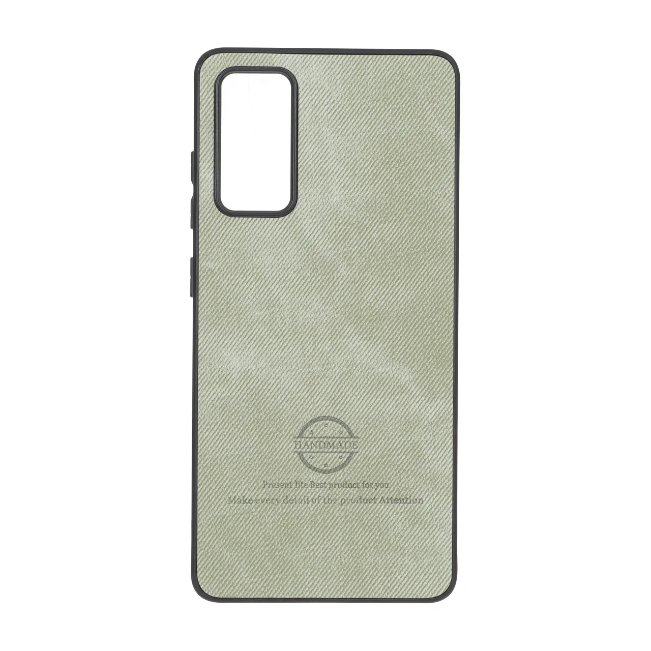 19178-1815786-1 قاب HandMade جیر طرح پارچه ای Samsung Galaxy S20 FE - سبز - تصویر 1