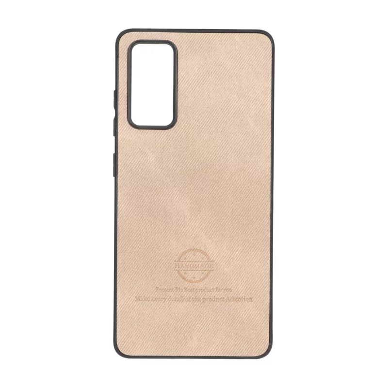 قاب HandMade جیر طرح پارچه ای Samsung Galaxy S20 FE - نسکافه ای - تصویر 2