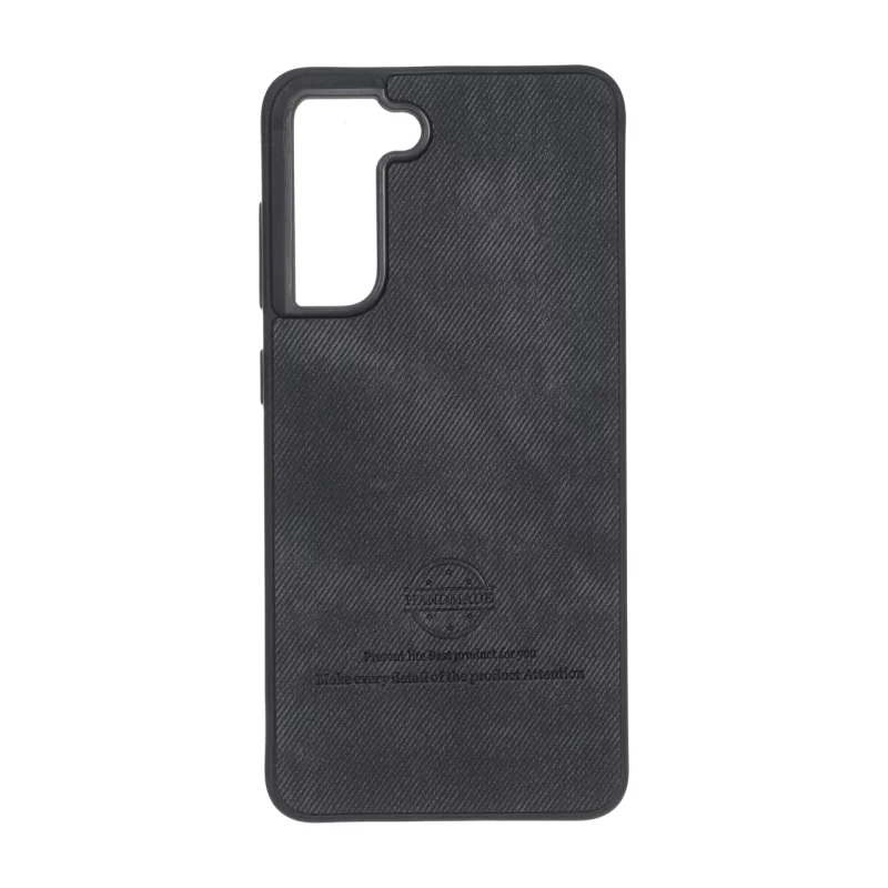 قاب HandMade جیر طرح پارچه ای Samsung Galaxy S21 FE - مشکی - تصویر 2