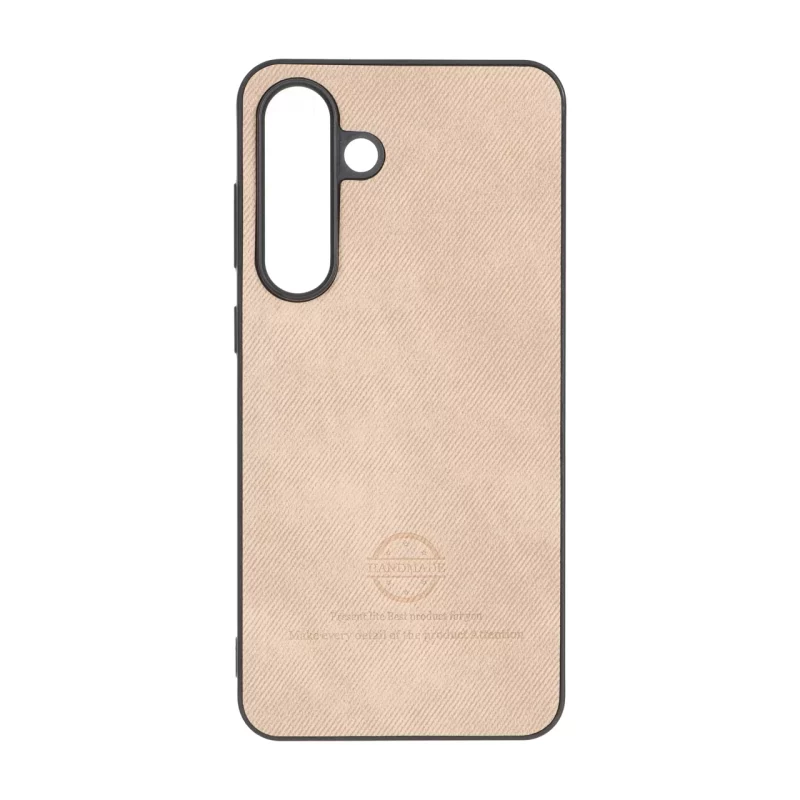 قاب HandMade جیر طرح پارچه ای Samsung Galaxy S25 FE - نسکافه ای - تصویر 2