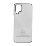 قاب HandMade جیر طرح پارچه ای Samsung Galaxy A12 / M12 / F12 - طوسی