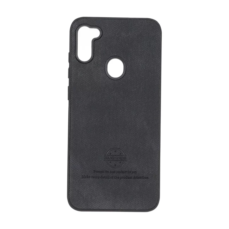 قاب HandMade جیر طرح پارچه ای Samsung Galaxy A11 / M11 - مشکی - تصویر 2