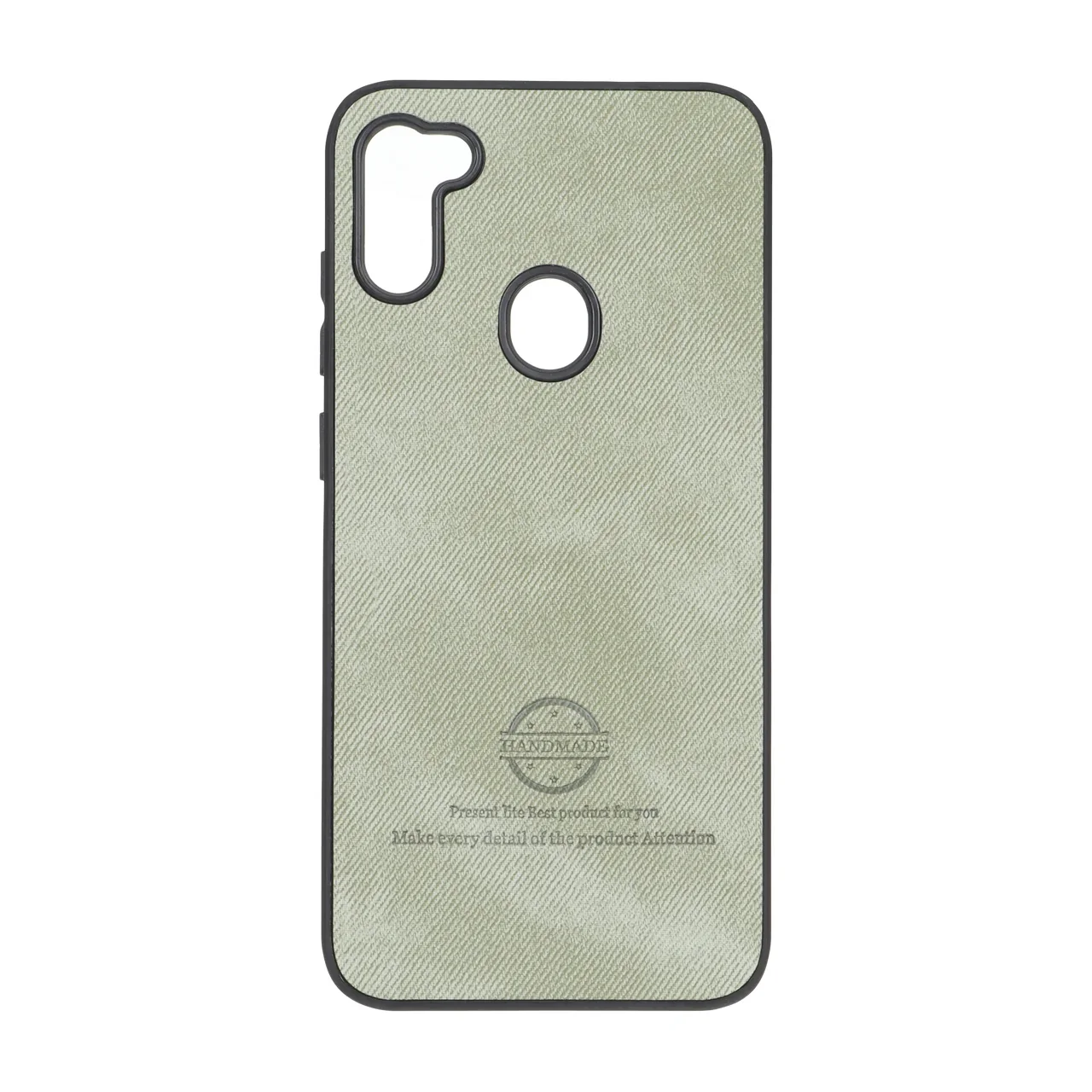 19178-1815912-1 قاب HandMade جیر طرح پارچه ای Samsung Galaxy A11 / M11 - سبز - تصویر 1
