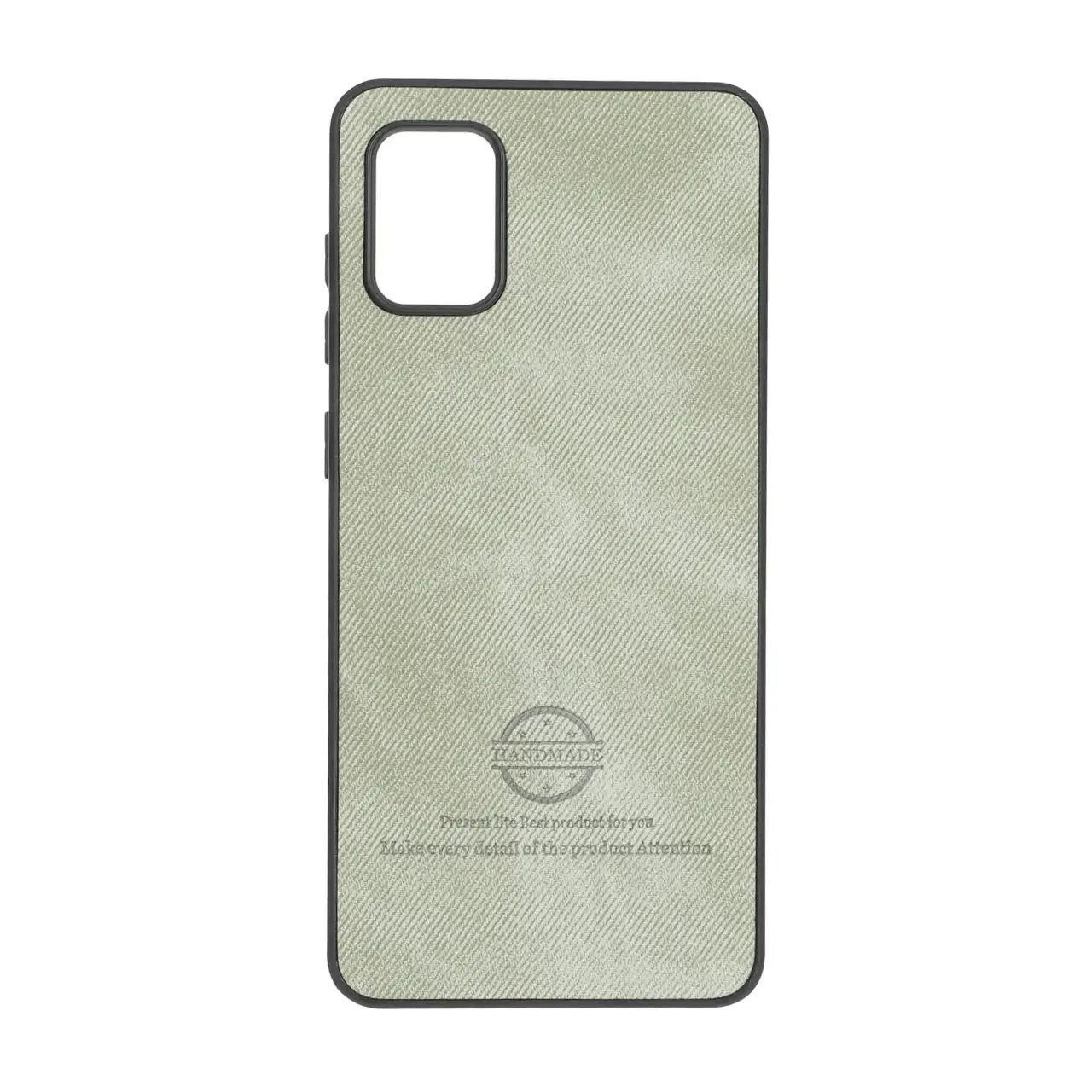 19178-1815954-1 قاب HandMade جیر طرح پارچه ای Samsung Galaxy A31 - سبز - تصویر 1