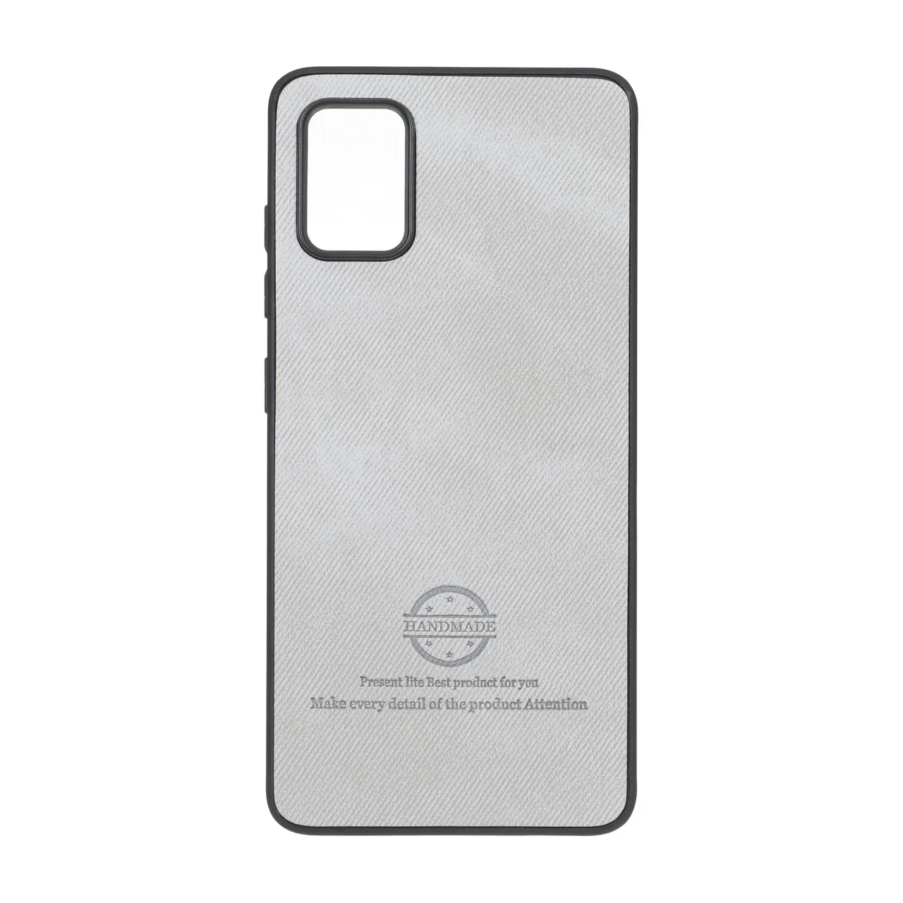 19178-1815970-1 قاب HandMade جیر طرح پارچه ای Samsung Galaxy A51 / M40s - طوسی - تصویر 1