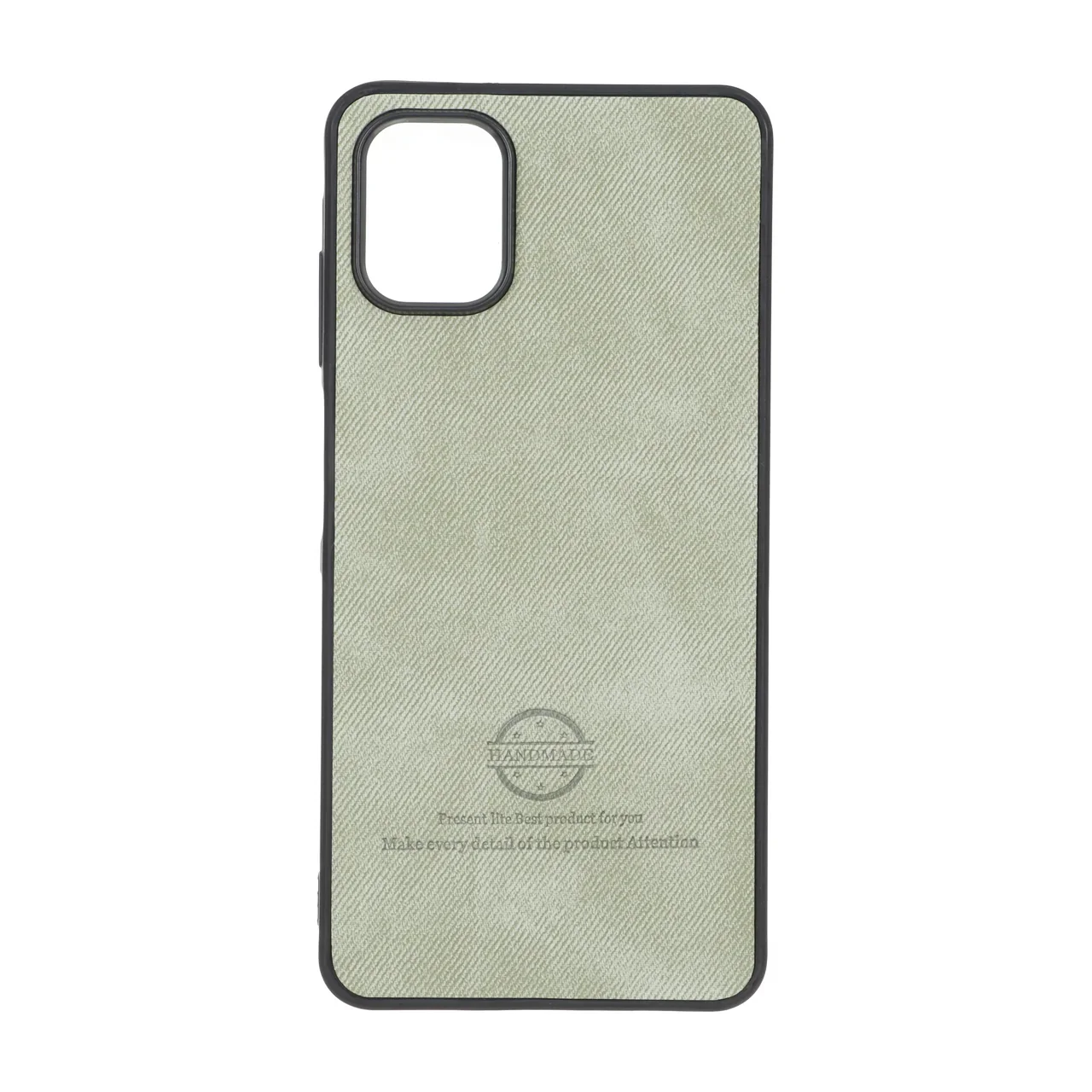 19178-1815982-1 قاب HandMade جیر طرح پارچه ای Samsung Galaxy A06 - سبز - تصویر 1