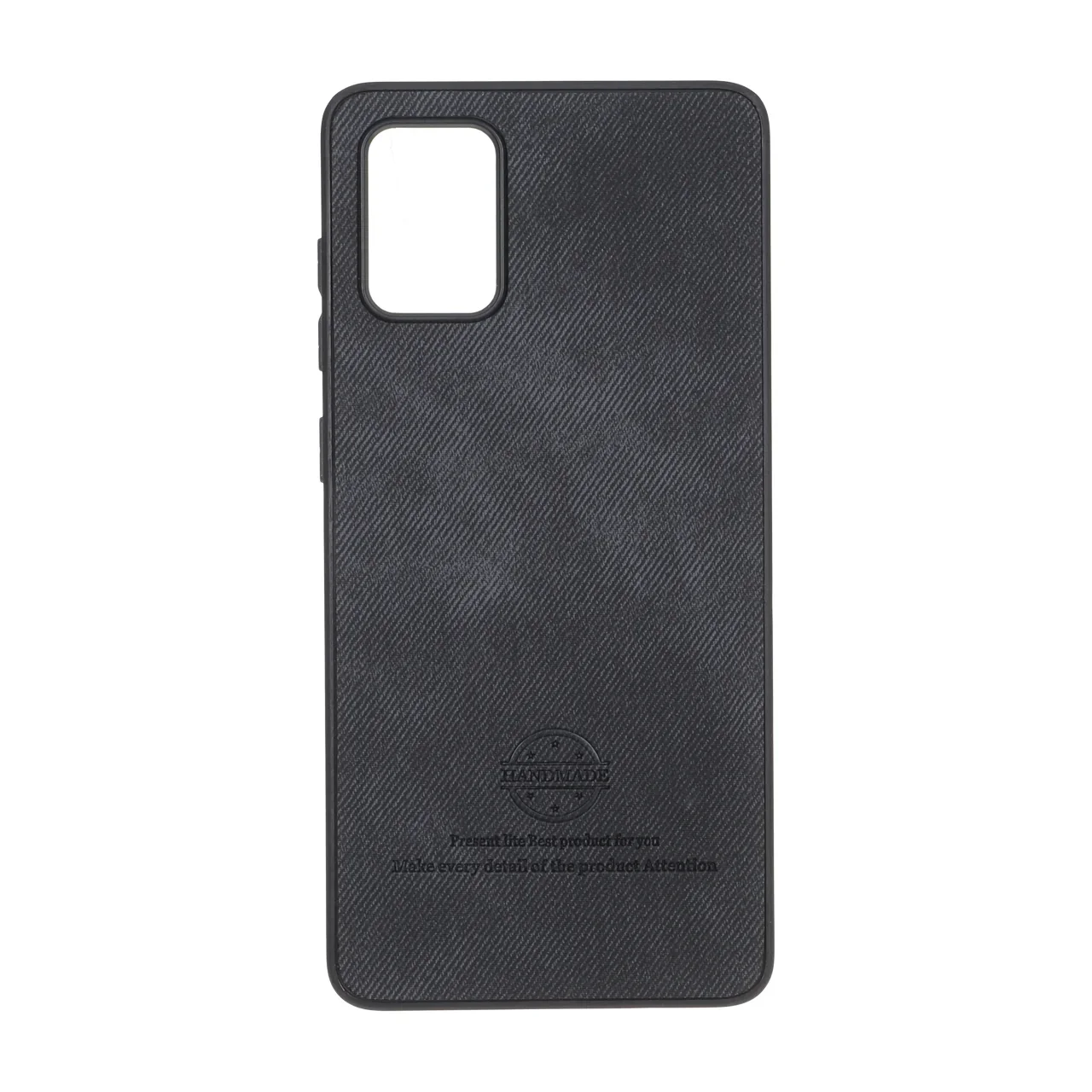 19178-1815990-1 قاب HandMade جیر طرح پارچه ای Samsung Galaxy A71 - مشکی - تصویر 1