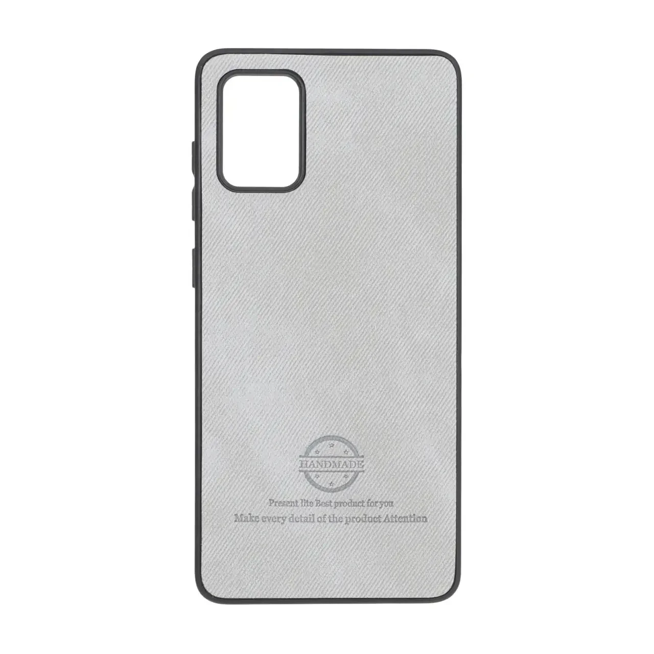 19178-1815998-1 قاب HandMade جیر طرح پارچه ای Samsung Galaxy A71 - طوسی - تصویر 1