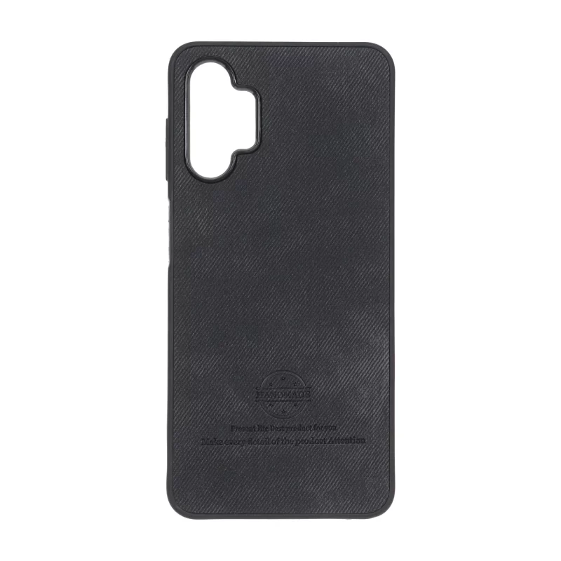 قاب HandMade جیر طرح پارچه ای Samsung Galaxy A13 4G / A13 5G / A04s / M13 4G / M23 / F13 - مشکی - تصویر 2