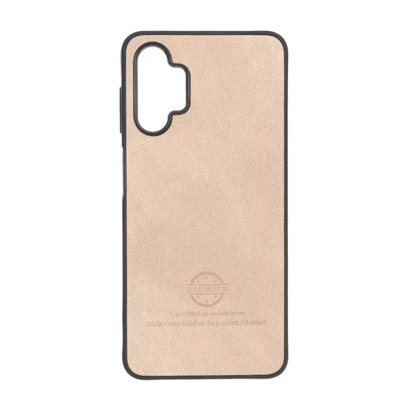 قاب HandMade جیر طرح پارچه ای Samsung Galaxy A13 4G / A13 5G / A04s / M13 4G / M23 / F13 - نسکافه ای - تصویر 2