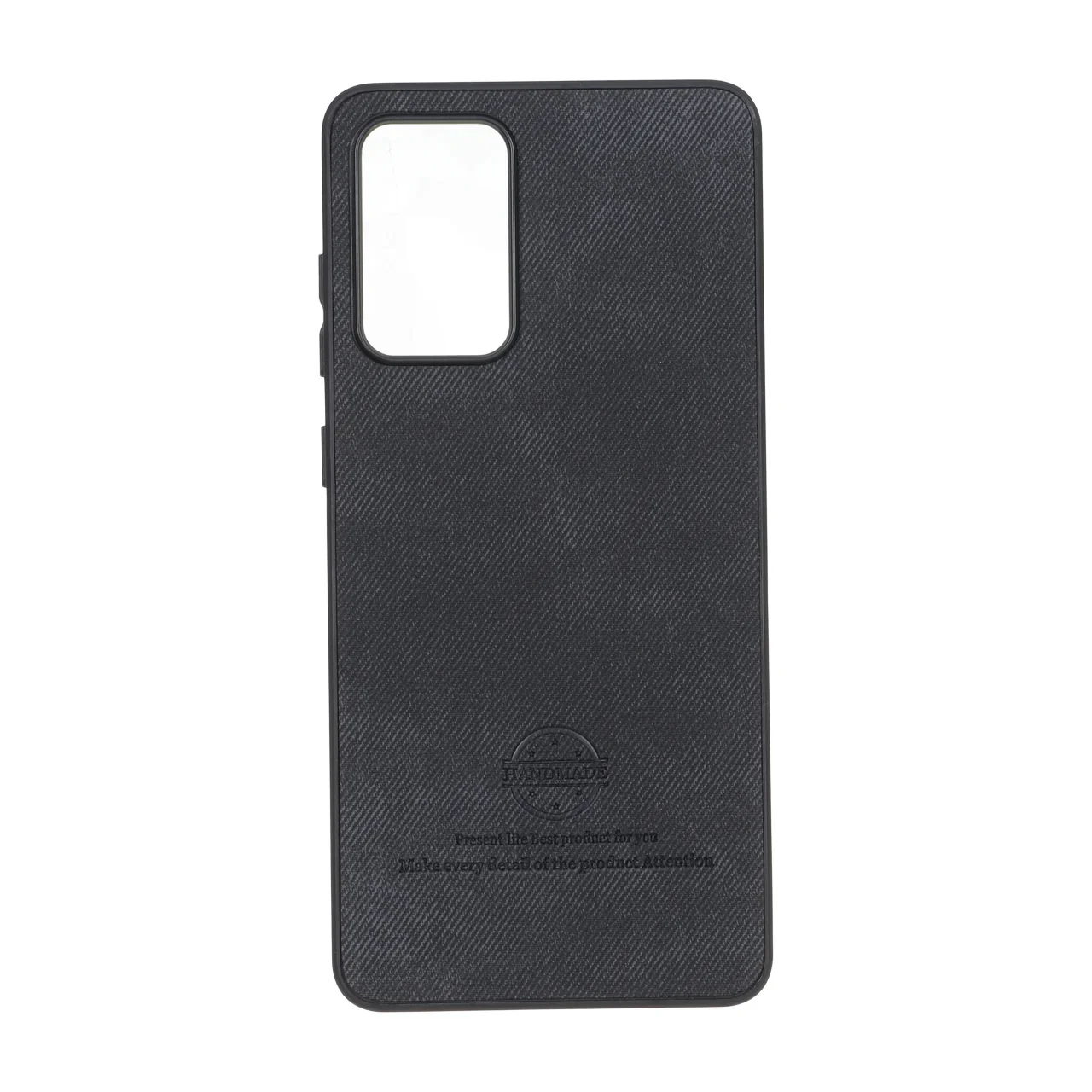 19178-1816088-1 قاب HandMade جیر طرح پارچه ای Samsung Galaxy A72 - مشکی - تصویر 1