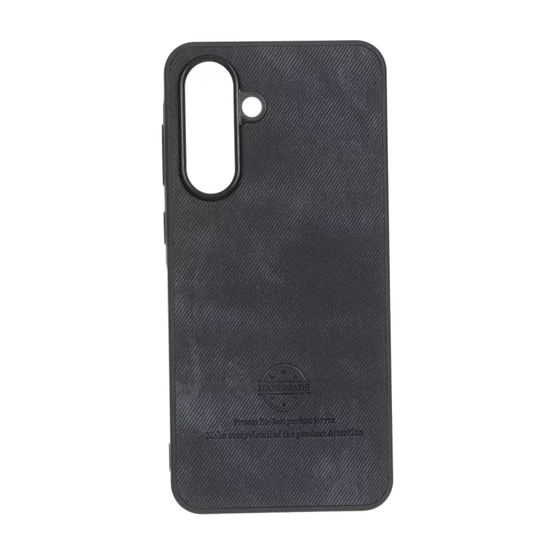 قاب HandMade جیر طرح پارچه ای Samsung Galaxy A56 / A36 - مشکی - تصویر 2