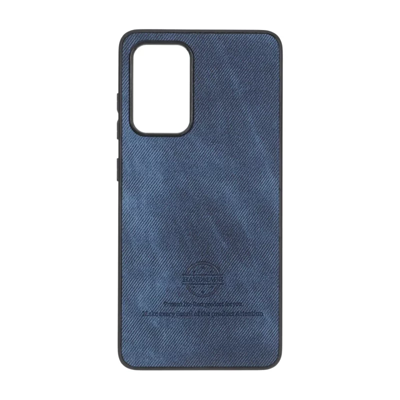 قاب HandMade جیر طرح پارچه ای Samsung Galaxy A52 / A52s - سرمه ای - تصویر 2