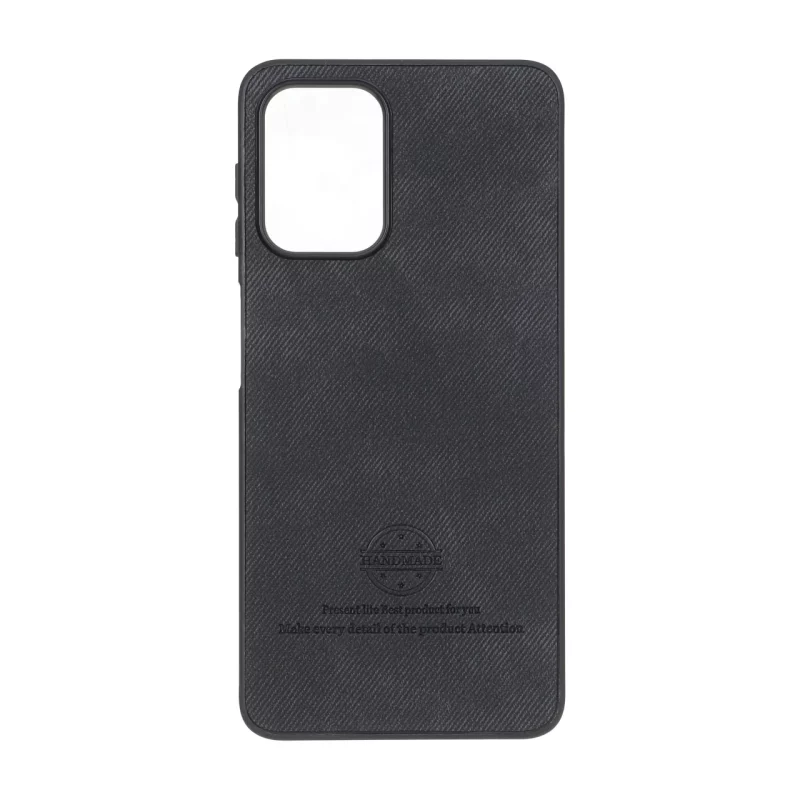 قاب HandMade جیر طرح پارچه ای Samsung Galaxy A22 4G / M22 / M32 4G / F22 - مشکی - تصویر 2