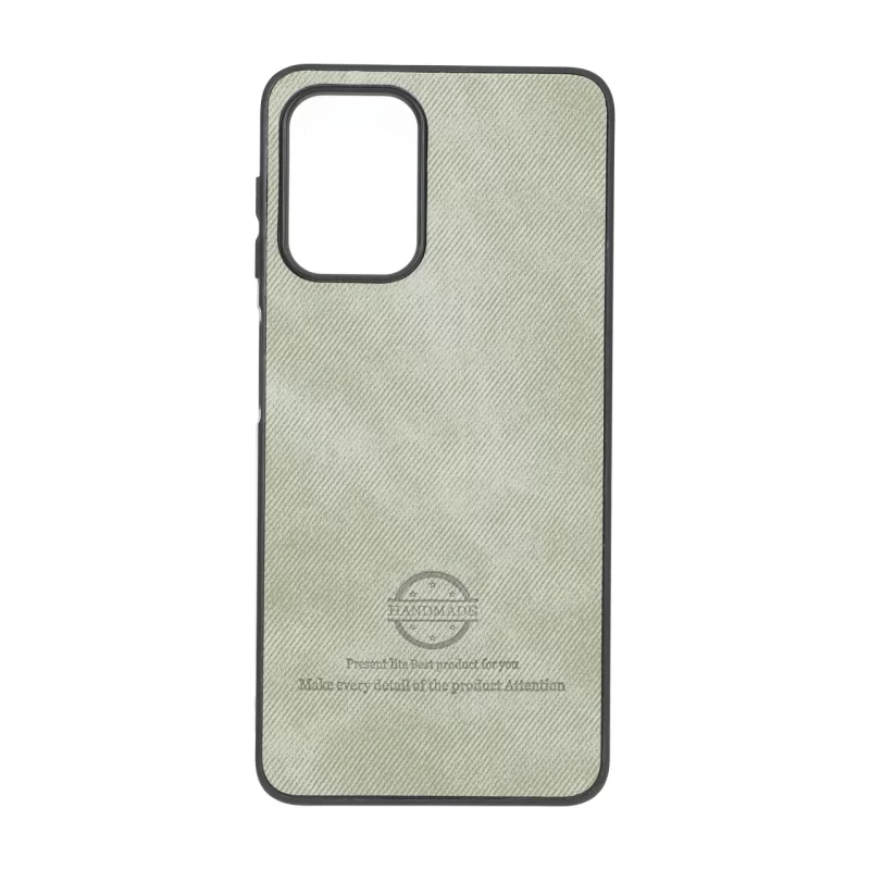 قاب HandMade جیر طرح پارچه ای Samsung Galaxy A22 4G / M22 / M32 4G / F22 - سبز - تصویر 2