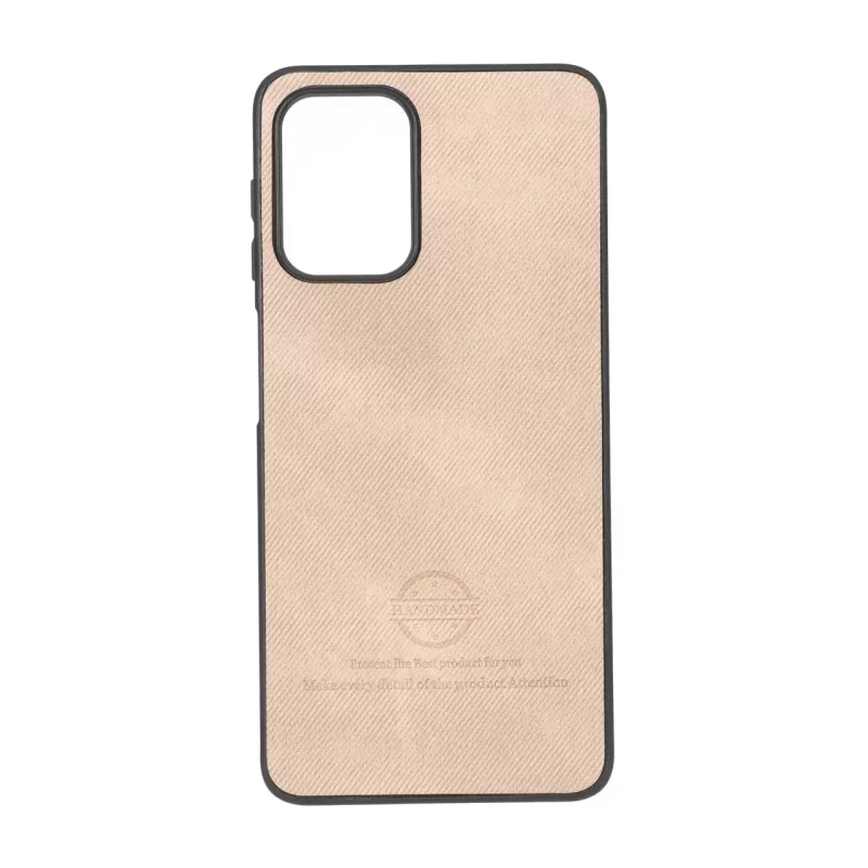 قاب HandMade جیر طرح پارچه ای Samsung Galaxy A22 4G / M22 / M32 4G / F22 - نسکافه ای - تصویر 2