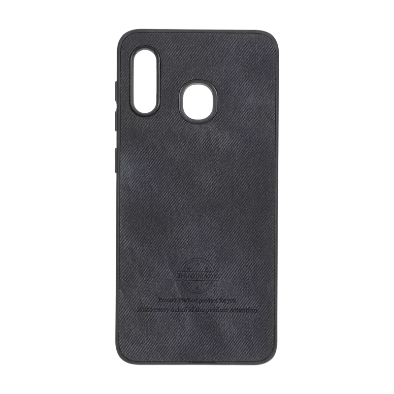 قاب HandMade جیر طرح پارچه ای Samsung Galaxy A30 / A20 - مشکی - تصویر 2