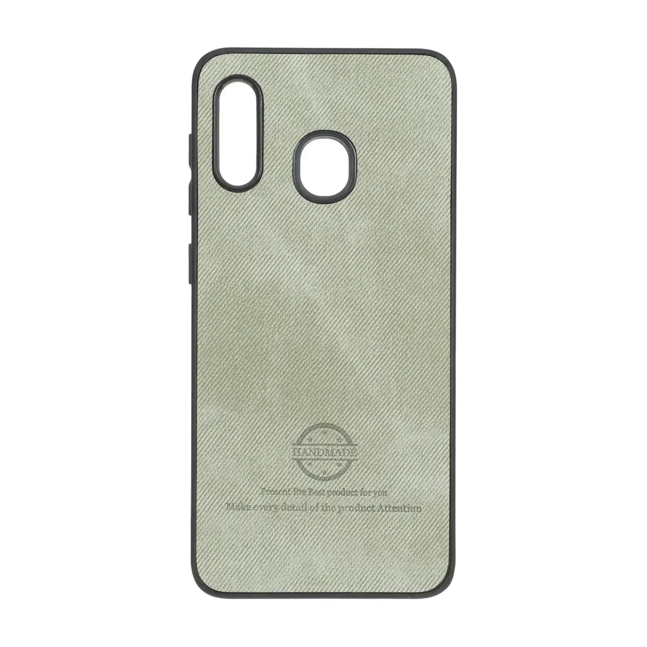 19178-1816290-1 قاب HandMade جیر طرح پارچه ای Samsung Galaxy A30 / A20 - سبز - تصویر 1