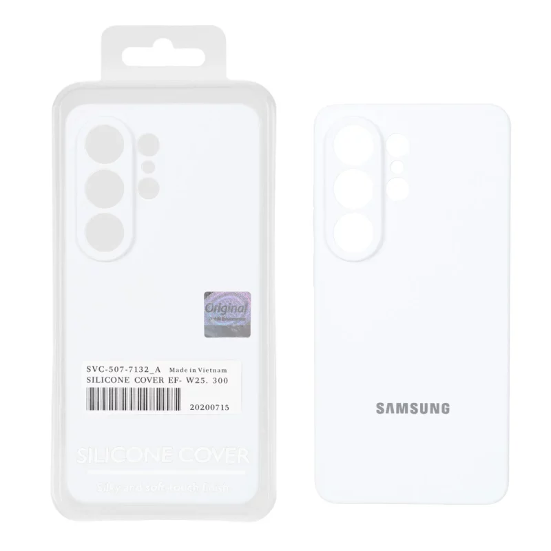 قاب سیلیکونی پاک کنی اورجینال Master Quality مدل Samsung Galaxy S26 Ultra - سفید (پک دار) - تصویر 2
