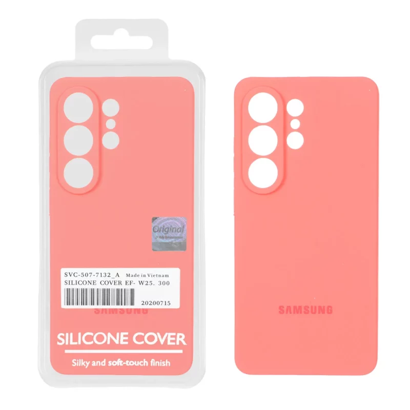 قاب سیلیکونی پاک کنی اورجینال Master Quality مدل Samsung Galaxy S26 Ultra - مرجانی (پک دار) - تصویر 2