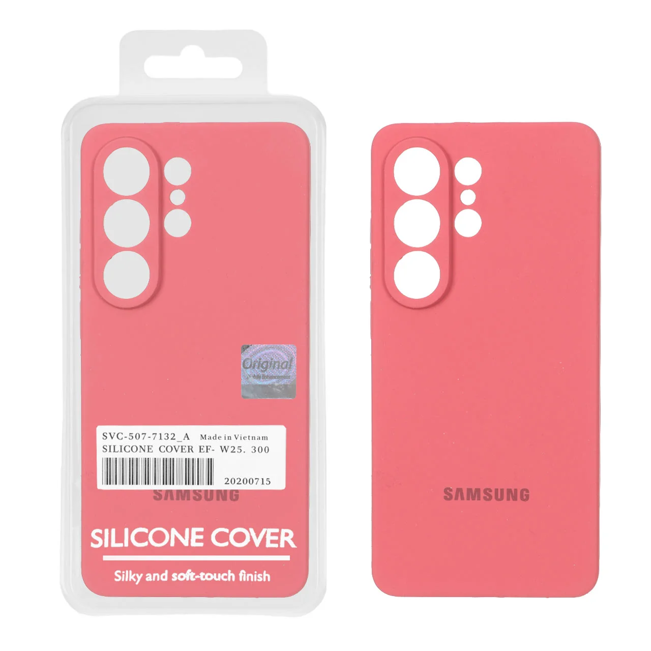 19178-2322788-1 قاب سیلیکونی پاک کنی اورجینال Master Quality مدل Samsung Galaxy S26 Ultra - هلویی (پک دار) - تصویر 1