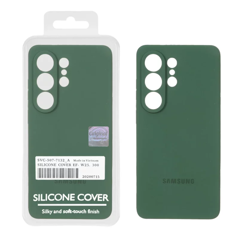 قاب سیلیکونی پاک کنی اورجینال Master Quality مدل Samsung Galaxy S26 Ultra - سبز (پک دار) - تصویر 2