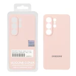 قاب سیلیکونی پاک کنی اورجینال Master Quality مدل Samsung Galaxy S26 Ultra - کرم نارنجی (پک دار)