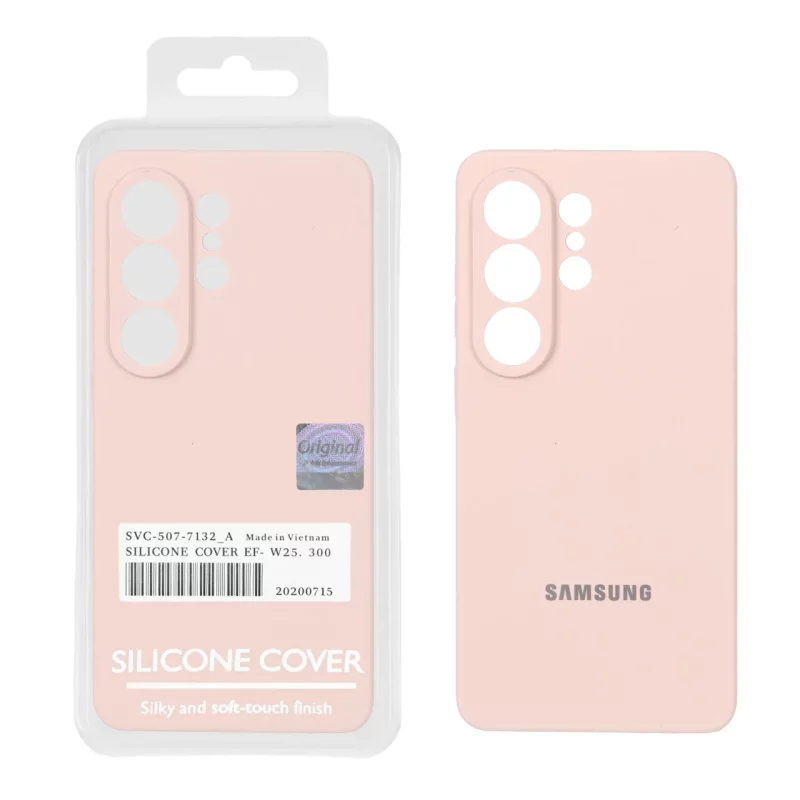 قاب سیلیکونی پاک کنی اورجینال Master Quality مدل Samsung Galaxy S26 Ultra - کرم نارنجی (پک دار) - تصویر 2