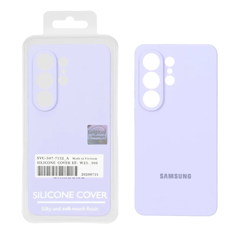 قاب سیلیکونی پاک کنی اورجینال Master Quality مدل Samsung Galaxy S26 Ultra - یاسی (پک دار) - تصویر 2