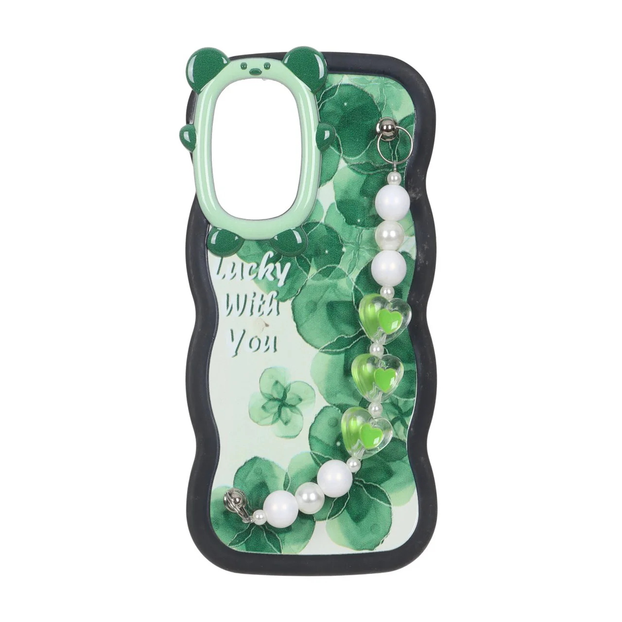 19178-2812386-1 قاب کنگره ای دستبند مرواریدی Samsung Galaxy S21 FE - طرح 183 - تصویر 1