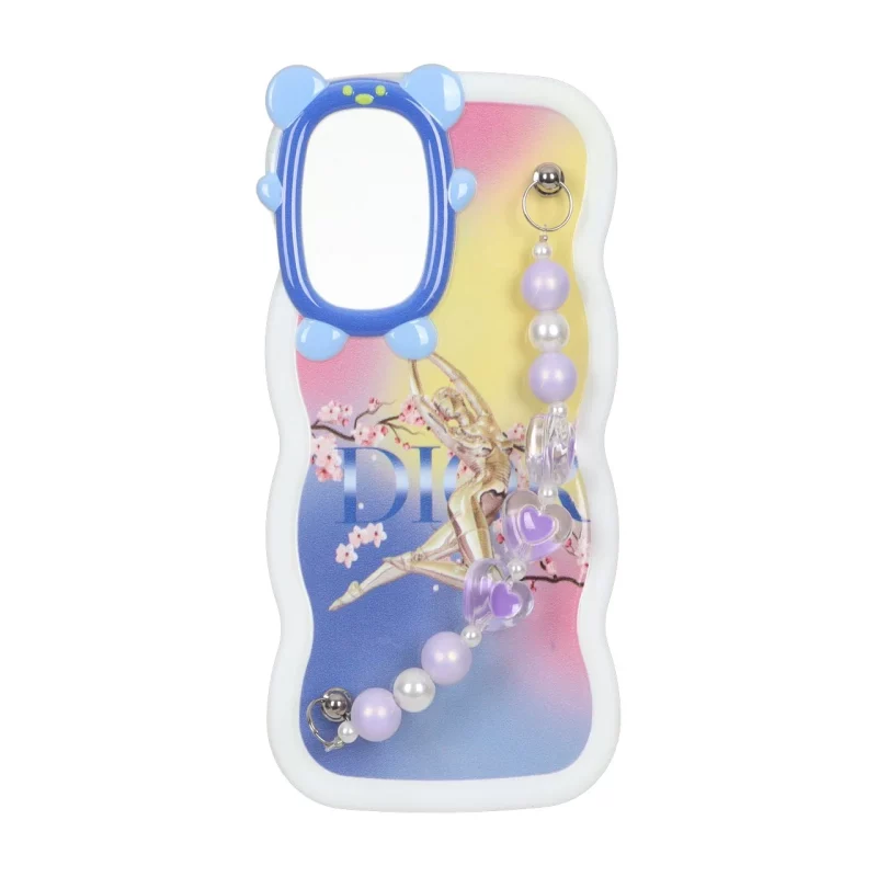 قاب کنگره ای دستبند مرواریدی Samsung Galaxy S21 FE - طرح 185 - تصویر 2