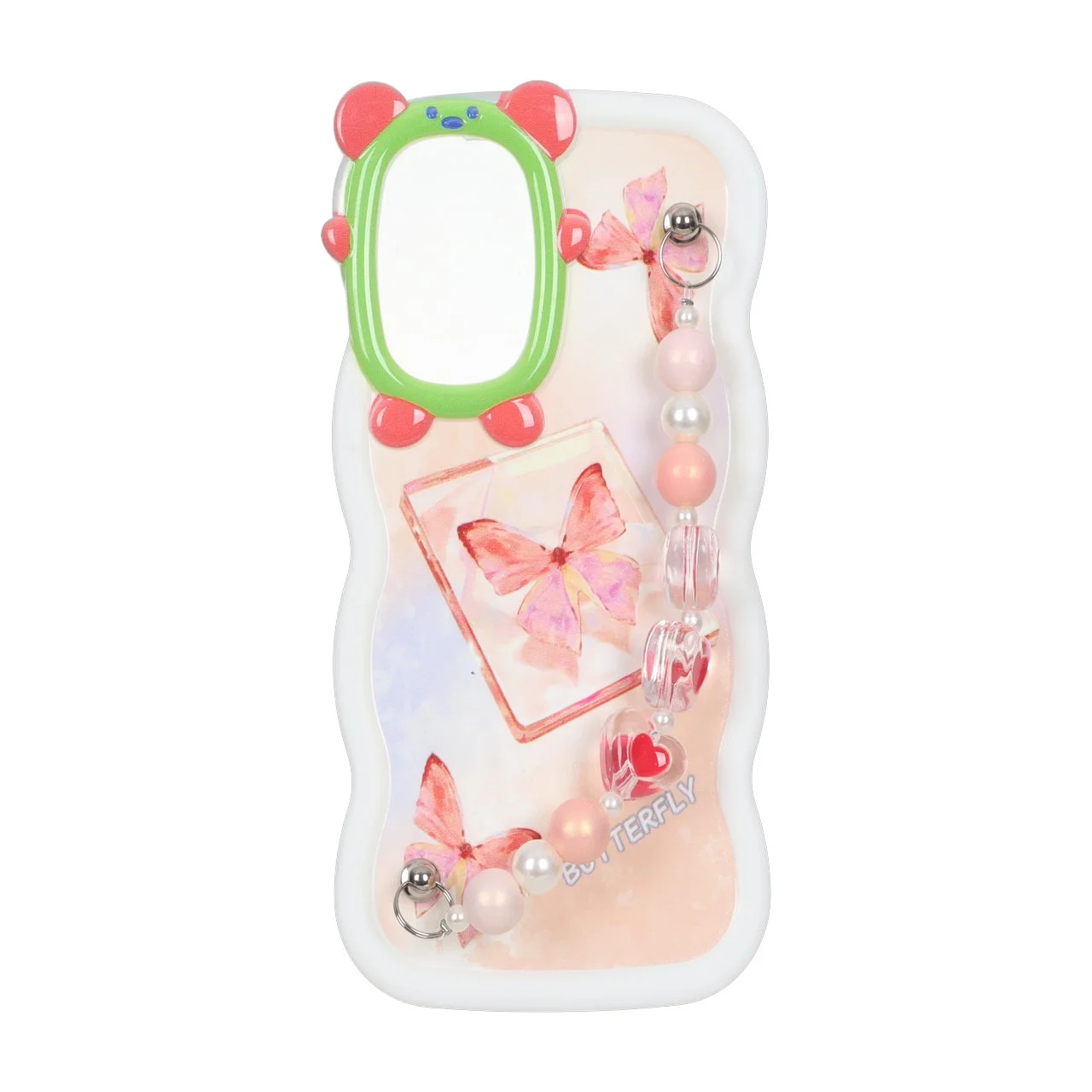 19178-2812398-1 قاب کنگره ای دستبند مرواریدی Samsung Galaxy S21 FE - طرح 189 - تصویر 1