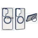 قاب اورجینال Magic Mask استند چرخشی Magsafe مدل Samsung Galaxy S26 Ultra - سرمه ای (پک دار)