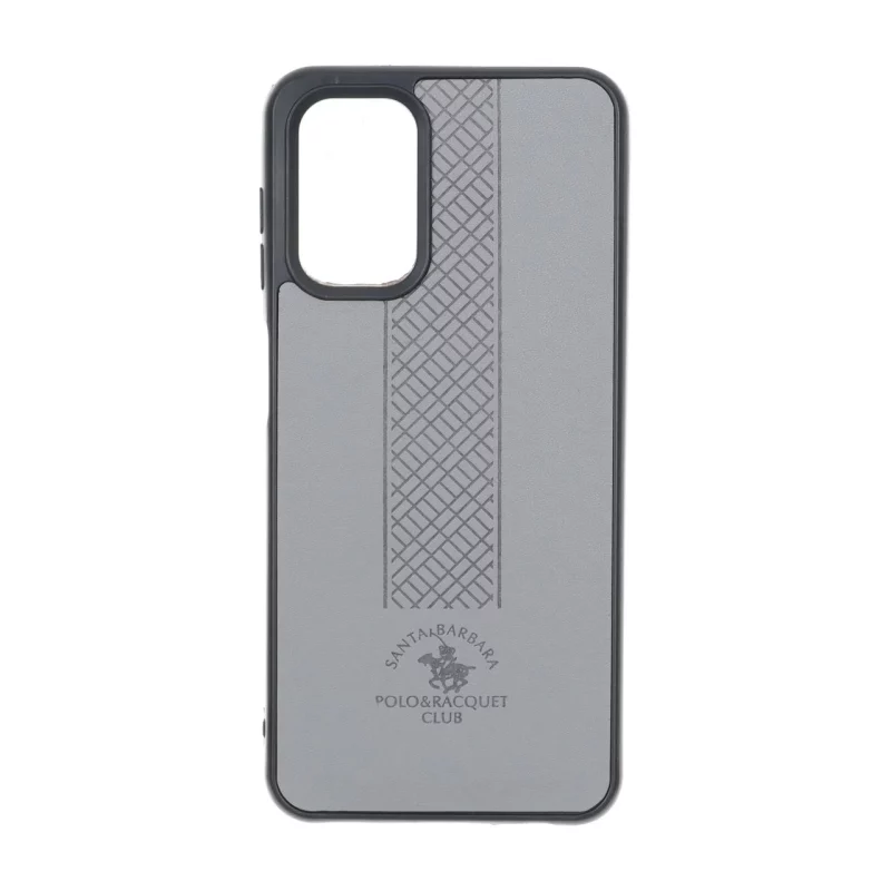 قاب طرح چرم Polo هاشور دار Samsung Galaxy A13 4G / A13 5G / A04s / M13 4G / M23 / F13 - طوسی - تصویر 2