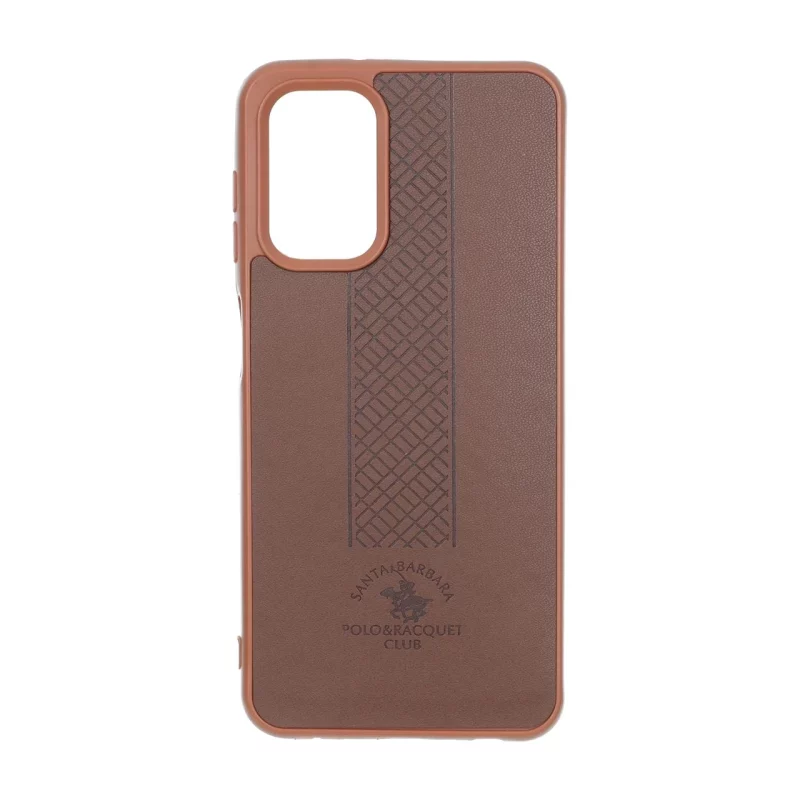 قاب طرح چرم Polo هاشور دار Samsung Galaxy A13 4G / A13 5G / A04s / M13 4G / M23 / F13 - قهوه ای - تصویر 2