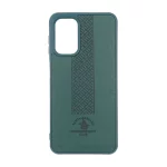 قاب طرح چرم Polo هاشور دار Samsung Galaxy A13 4G / A13 5G / A04s / M13 4G / M23 / F13 - سبز