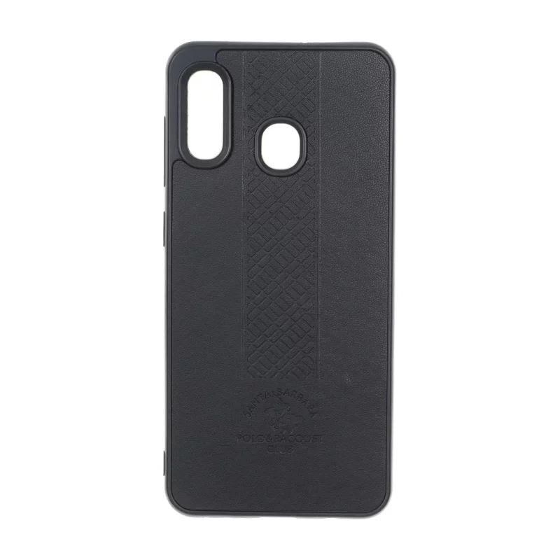 قاب طرح چرم Polo هاشور دار Samsung Galaxy A30 / A20 - مشکی - تصویر 2