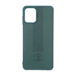 قاب طرح چرم Polo هاشور دار Samsung Galaxy A12 / M12 / F12 - سبز