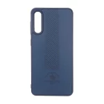 قاب طرح چرم Polo هاشور دار Samsung Galaxy A50 / A50s / A30s - سرمه ای